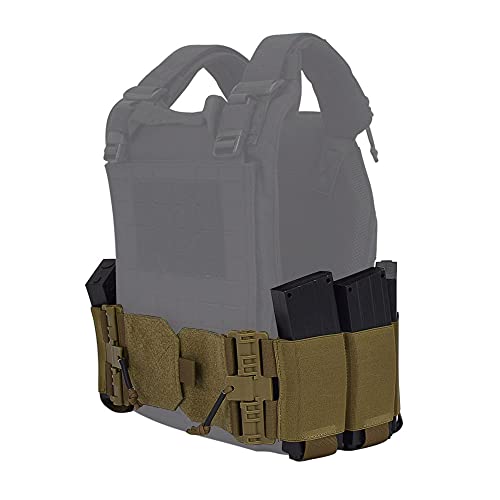 Sinairsoft Elastic Plate Carrie Cummerbund Quick Release Buckle With Ar Magazine Pouches Cb #TOP2