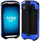 Case for Zebra TC51 TC52 TC52X TC56 TC57 TC57X TC510K TC520 TC520K – Rugged Protective Cover with Strap, Bumper, Boot-Style Holster, Handheld Barcode Scanner Accessory SG-TC51-EXO1-01 (Blue)