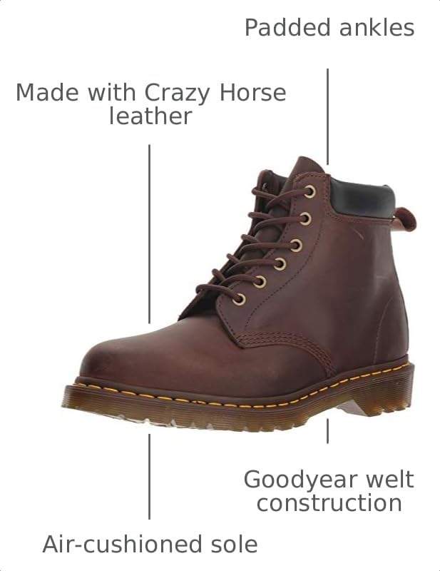 Image of Dr. Martens unisex-adult 0939 Series Black Greasy Boot