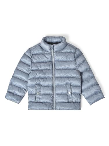 Image of Mi Arcus Purple Baby Puffer Jacket with Stand Collar for Girls Kids Infants Toddlers
