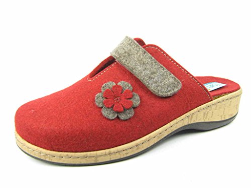 Fidelo Women's 255001 06 Clogs red red 5 red Size: 4 UK