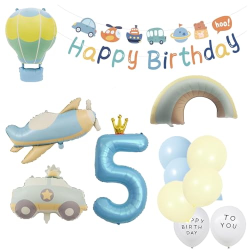 誕生日 車 風船 誕生日 バルーン 飾り 5歳
