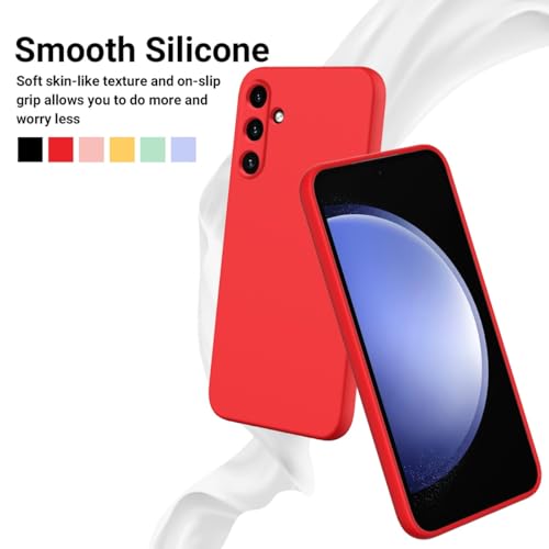Housse de protection arrière Galaxy A35 5G coque fine résistante rouge - 3