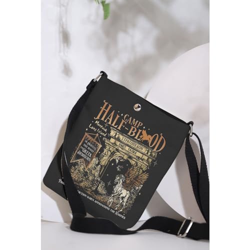 MAOFAED Literary Theme Crossbody Bag for Book Lover, Greek Mythology Gift, History Teacher Gift, Ancient God Goddess Gifts(save heaven)4