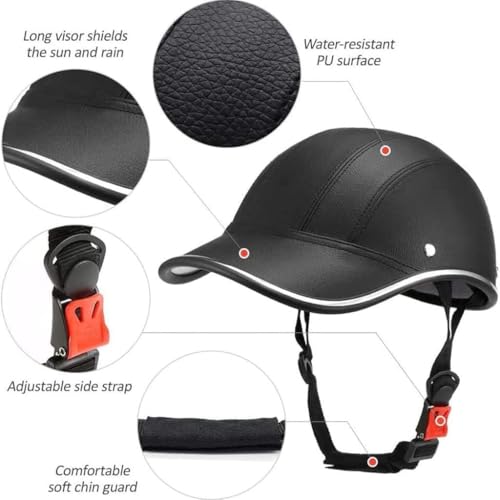 Casque de moto style baseball léger réglable certifié Dot ECE B - 2