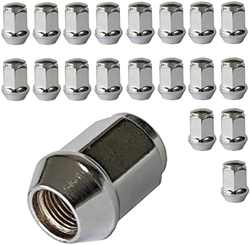 Set Di 20 Dadi Conici Per Cerchi In Acciaio – M12 X 1,5 – Adatti Per Ford Mondeo (2000-2007) Tipo B4Y, B5Y, BWY