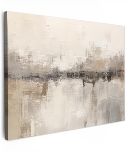 MuchoWow© Leinwand Bilder 80x60 cm Wanddeko Wohnzimmer Aesthetic Room...