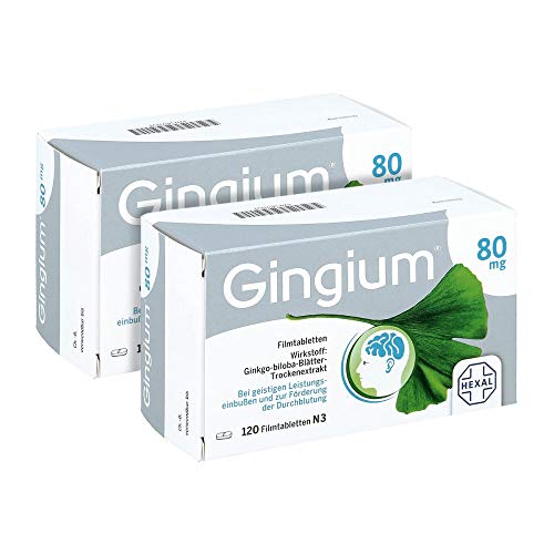 Gingium 80 mg Filmtablett 2x120 stk