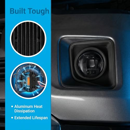 LED Fog Light with DRL Compatible for Toyota Tundra 2014 2015 2016 2017 2018 2019 2020 2021 Bumper Fog Lamps by DRFG - Image 5