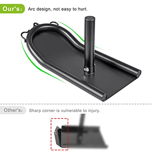 Kipika Weight Fitness Strength Training Sled, Speed Training Sled For Athletic Exercise, Speed Improvement, Easily Through Obstacles, Suitable For 1” & 2“ Weight Plate #TOP2