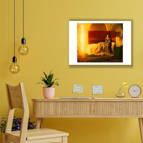 Impression d'art mate de l'Annonciation de Henry Ossawa Tanner Grand Format - 2