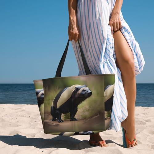 Sac fourre-tout de plage imprimé ours imperméable pour l'été - 6