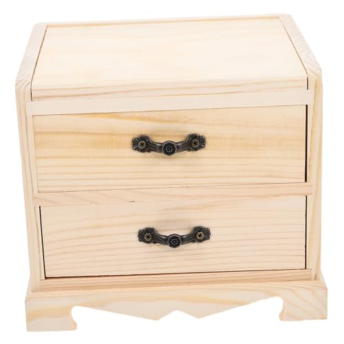 Boîte à bijoux bois de qualité supérieure, contenant de rangement commode - 2