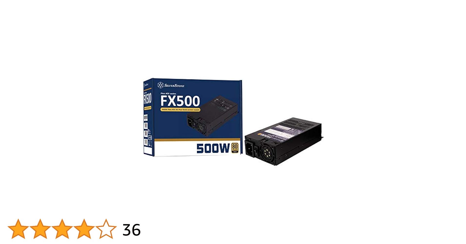 Amazon | SilverStone Technology FX500-G、500W Flex ATX 80