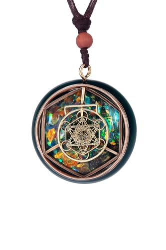 MINDFUL SOULS Magical Energy Talisman Necklace – Crystal Pendant for Spiritual Protection, Positive Energy, and Emotional Balance