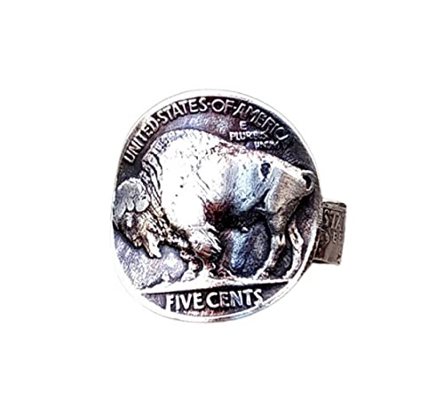 Bague de buffle vintage le cadeau idéal pour homme motard