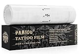 Pamiou Ultra-Thin Second Skin Tattoo Cover Up Patch 6 Inch x 2 Yards, 0.01mm Invisible Matte Tattoo Aftercare Bandage Wrap, Waterproof, Latex-Free, Protective Wrap for Skin Recovery