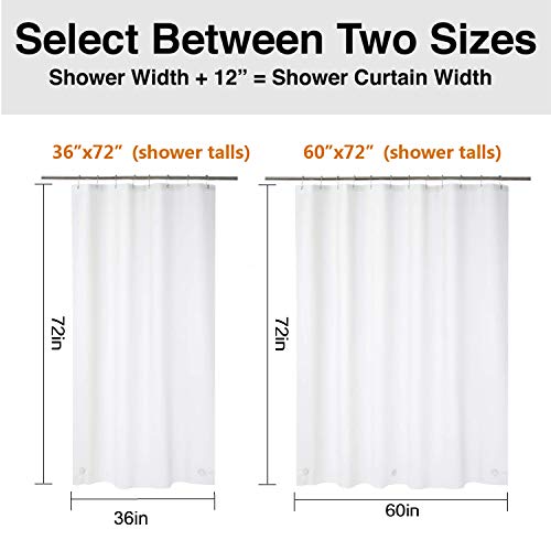 Kikiry Moon Shower Curtain 60''W X 72''L Night Starry Sky Galaxy Black Star Bathroom Curtains Nebula Cloud Fantasy Universe Design Polyester Fabric 12 Pack Plastic Hooks #TOP5