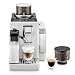 Produktbild De'Longhi Rivelia EXAM440.55.W Kaffeevollautomat, Bean Adapt Technologie, austauschbarer Bohnentrichter, automatischer Milchaufschäumer, 16 Rezepte, Color Touch Display, weiß