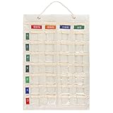 お薬カレンダー 1週間 1日4回 開口部が大きいポケット マチ付き 入れ替えカード付き お薬用ポケット 壁掛けタイプ ポケット 薬便利 飲み忘れ防止 約37×51.5cm