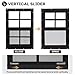 NOTASA Shed Windows 2 Pack, Chicken Coop Windows 12
