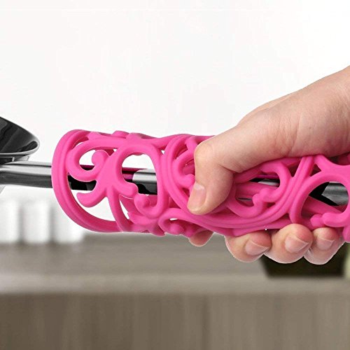 Iphox 3 Set Silicone Multi-Use Intricately Carved Trivet Mat For Kitchen Mats, Table Mats, Bowl Mats, Dish Mats And Pitcher Coasters - Insulated Flexible Durable Non Slip Coasters Hot Pads (Grey) #TOP6