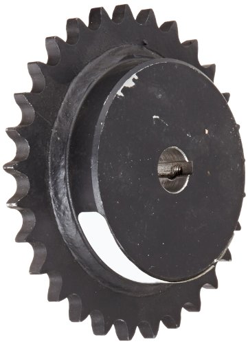 Martin Roller Chain Sprocket, Bored-to-Size, Type B Hub, Single Strand, 40 Chain Size, 0.5
