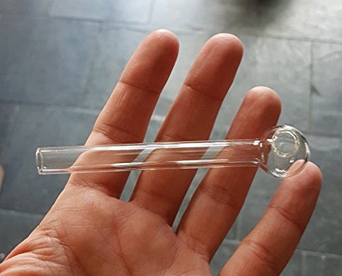 Clear Glass Pipe - 10CM