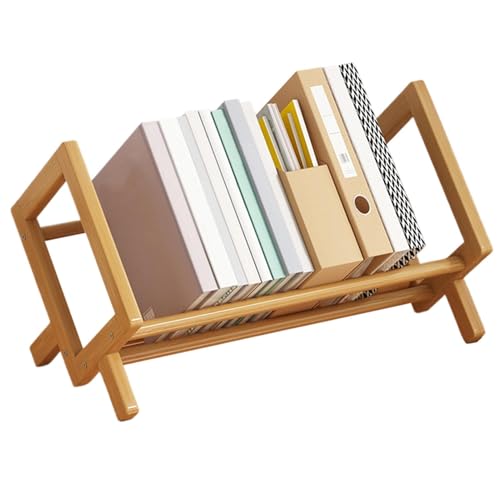 Meuble hutch de bureau compact et étagère de table inclinable pour CD - 8