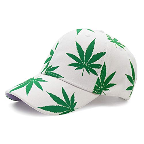 Casquette de baseball hommes femmes coton été imprimé Maple Leaf Hipag