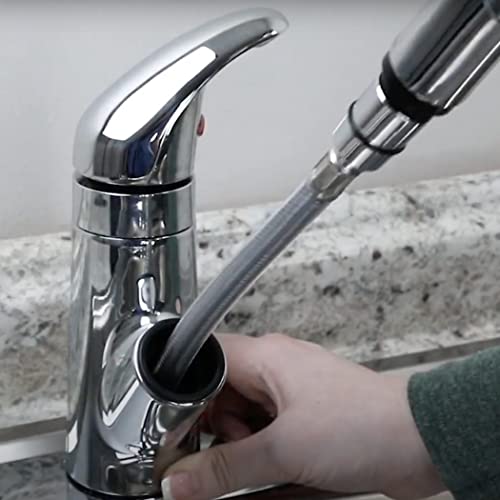 Danco Kitchen Faucet Pull-Out Spray Hose Replacement Kit For Pullout Sprayer Heads | 57 Inch Kink-Resistance Nylon Braided Faucet Hose (10912) #TOP1