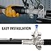 VEVIVOOVY Power Steering Rack & Pinion Assembly Fit for Honda Accord 2.4L Acura TL 2004-2008,Power Steering Rack And Pinion for Honda Accord,4 Cylinder Engine Only Power Steering 2003-2007