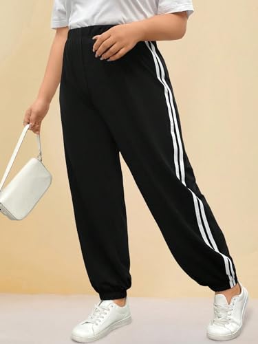 Image of dockstreet Baggy Joggers /Loose fit,High Waist Yoga Pants /Casual, Long Length Extra Baggy fit Lower Cotton for Women