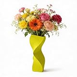 Vaso Scultoreo Moderno con Spirale Dinamica, Arredo Casa, Scrivania, Ufficio, Oggetti d'Arredo in PLA