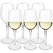 MICHLEY Irrompible Copas de Vino Tinto 355ML Tritan-plástico Vaso de Vino Blanco, Lavabile in Lavastoviglie, Juego de 6