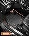 for 2016-2013 Ford Fusion Floor Mats Cargo Liner S SE Titanium Rubber Trunk Carpet All Season Weather Protection Waterproof Anti-Slip Tech Automotive 2015 2014 Car Accessories Black Not for Hybrid