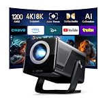 1200 ANSI Smart Projector, 4K/8K Input Support, Native 1080P, 125% sRGB X7