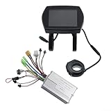 Controlador de scooter eléctrico fiable de uso eficiente de energía a 48 V con una pantalla LCD fácil de leer adaptada a los modelos Kugoo G2Pro (1 controlador)
