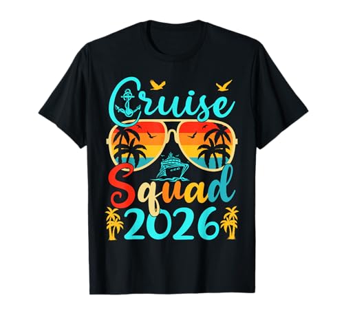 Cruise Squad 2026 Summer Vacation Matching Family Cruise T-Shirt