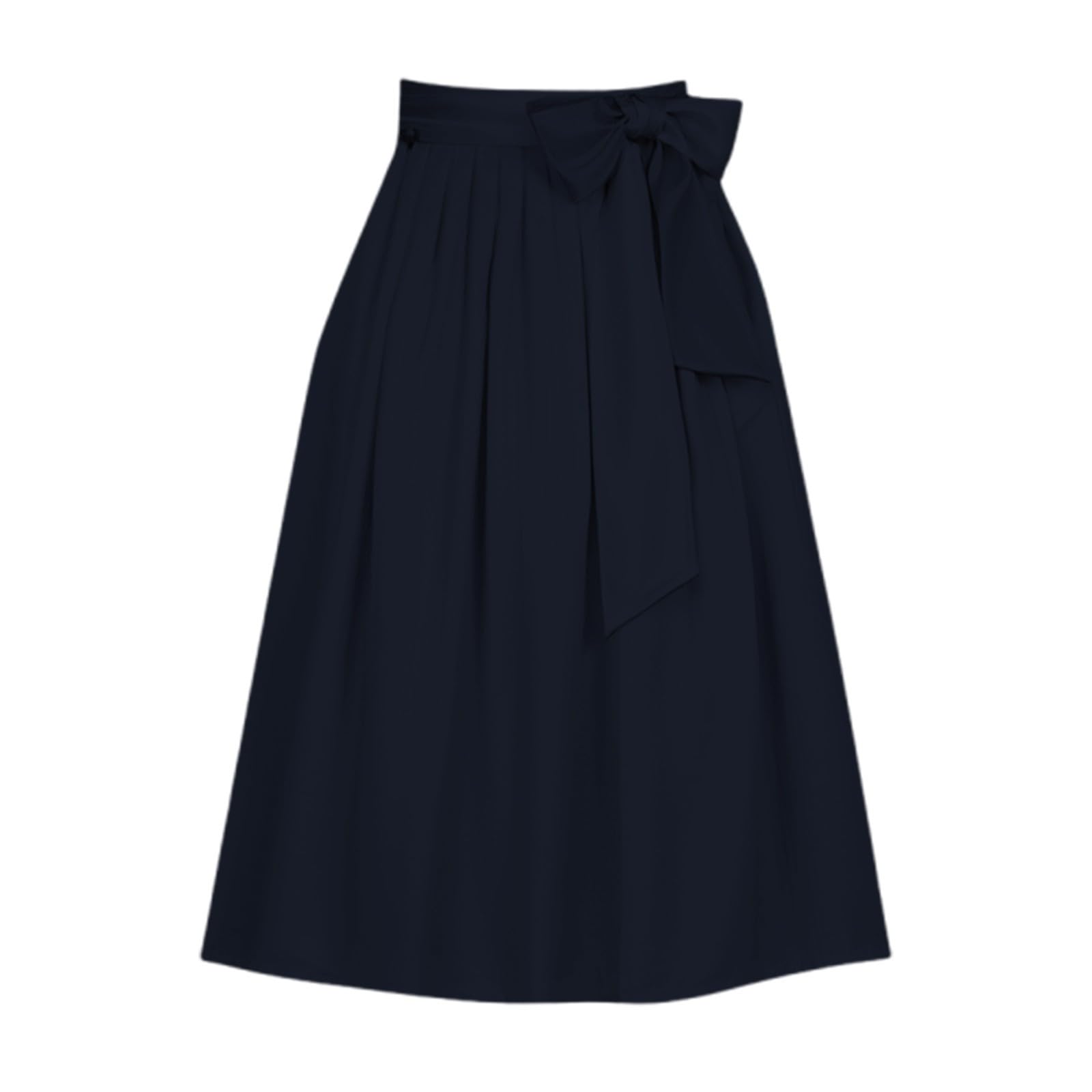 Costume Skirt Women's Dirndl Apron Knee-Length Dirndl Skirt