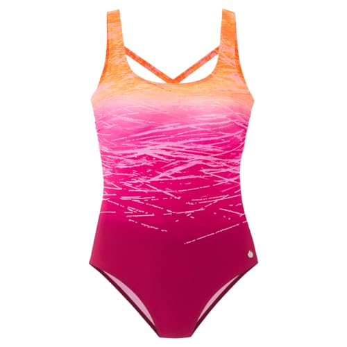 Lascana- Batik- Badeanzug (48E Pink)