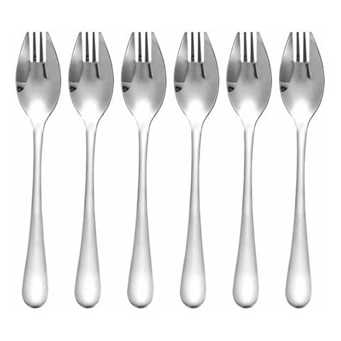 6 PCS Stainless Steel Sporks for Outdoor Use Cover