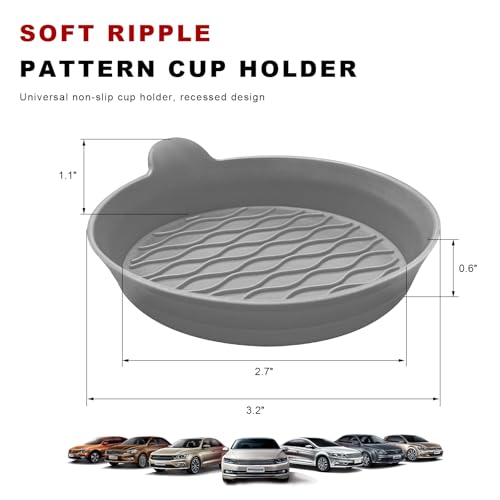4 posavasos de silicona para portavasos de auto miniatura 2