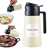 Baalaka Oil Sprayer for Cooking, Olive Oil Dispenser Bottle for Kitchen, 2 in 1...