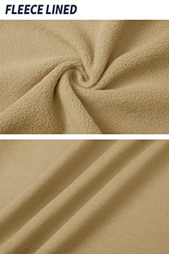 Tacvasen Women's Zip Up Hoodies Casual Jackets Fleece Sweatshirts With Pockets For Fall, Khaki, S #TOP6