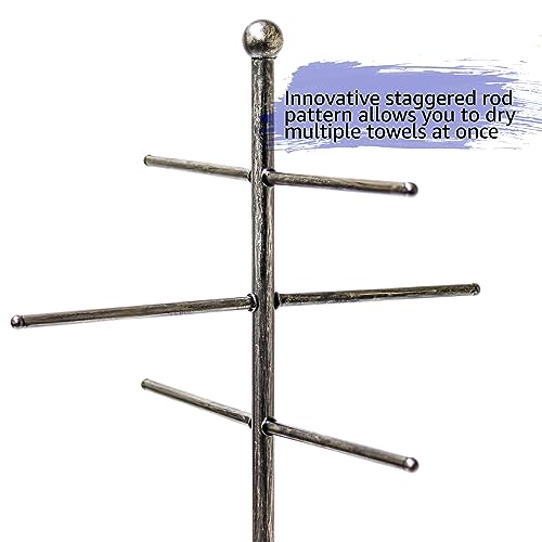 Trademark Innovations 50" Towel Rack for Pool and Spa (Brushed Nickel) by Trademark Innovations - Image 4