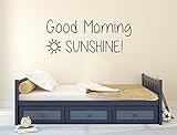 Good Morning Sunshine Vinyl Wall Decal Good Morning Sunshine Wall Decal Kjv Wall Art Good Morning Wall Decal Sunshine