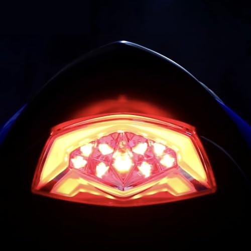 Clignotants Moto avec Feu Stop pour Rouler de Nuit en Sécurité - 6