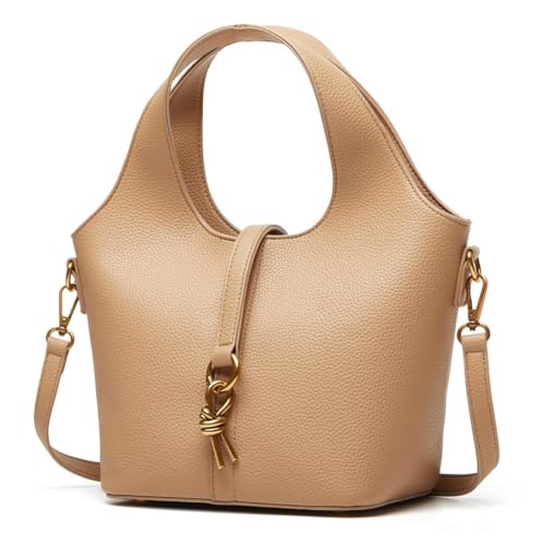 Bolso tipo Bucket de cuero PU para mujer miniatura 2