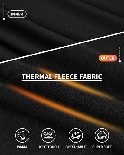 MANGOPOP Long Sleeve Shirts for Women Thermal Crew Neck Fitted Fleece Tops Trendy Going Out Fall Winter Womens Tops 20254